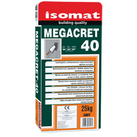 MEGACRET-40 επισκευαστικό τσιμεντοκονίαμα υψηλών αντοχών